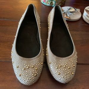Stuart Weitzman Flats Studded